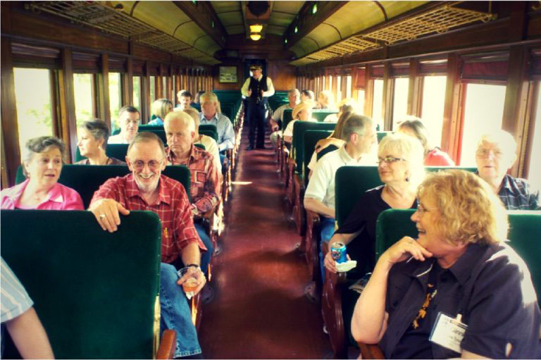 Coach 105 Golden Age Railroad Car
